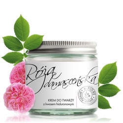 Krem do twarzy z różą Damasceńską 60ml E-fiore