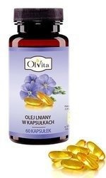 Olej lniany w kapsułkach, 60 szt. Ol'Vita