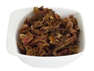 Hibiskus kwiat biały suszony Dukatki