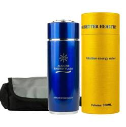 Jonizator wody Water Flask niebieski 0,38l + etui gratis!