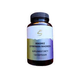 Magnez - Cytrynian magnezu 120 kapsułek suplement