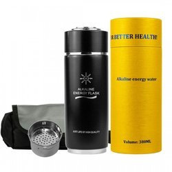 Jonizator wody Water Flask czarny 0,38l + etui gratis!