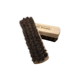 Szczotka z końskiego włosia do czyszczenia skóry